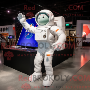 White Astronaut mascot...