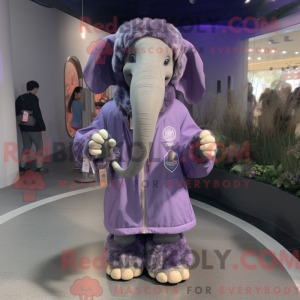 Lavendel Mammoth maskot...