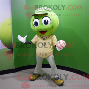 Oliven baseball bold maskot...