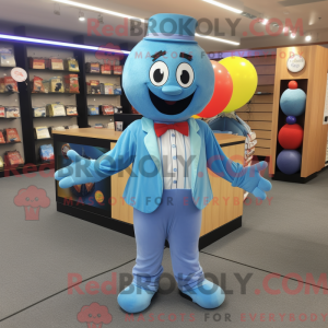 Disfraz de mascota Sky Blue...
