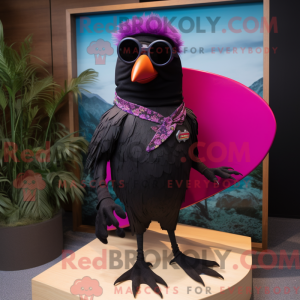 Magenta Blackbird maskot...