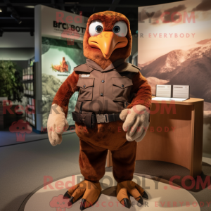 Rust Hawk-maskotdraktfigur...