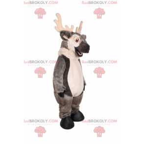 Mascota del reno gris - Redbrokoly.com