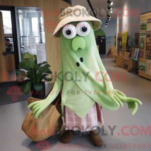 Oliven Squid mask drakt...