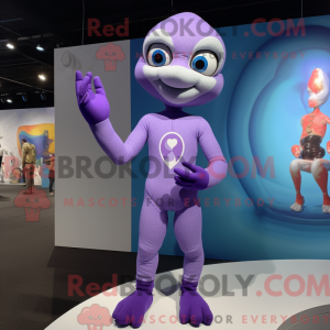 Lavendel akrobat maskot...