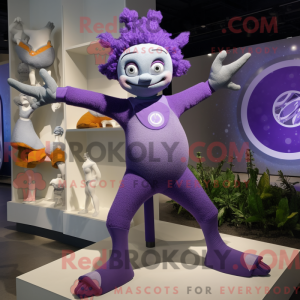 Lavender Acrobat mascot...