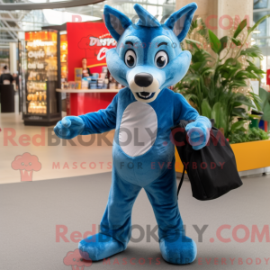 Azul Dingo-maskotdraktfigur...