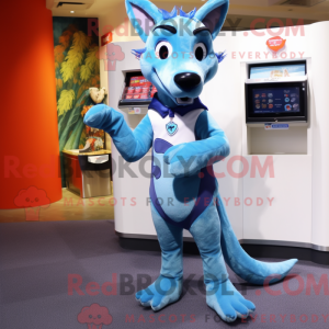 Azul Dingo-maskotdraktfigur...