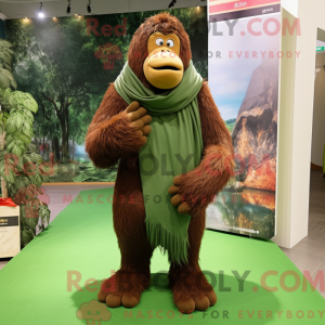 Oliwkowa maska orangutang...