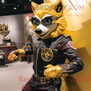 Disfraz de mascota Gold...