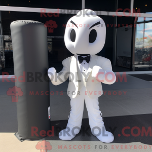 White Boxing Glove mascot...