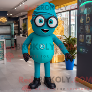 Turquoise Guinness mascot...
