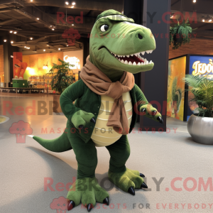 Forest Green T Rex mascot...