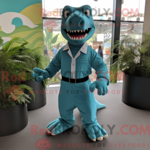 Blågrønn T Rex...
