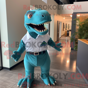 Costume de mascotte T Rex...