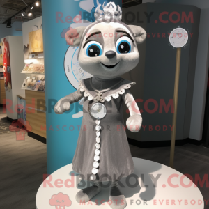 Sølv timeglas maskot...