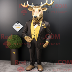 Gold Elk maskot...