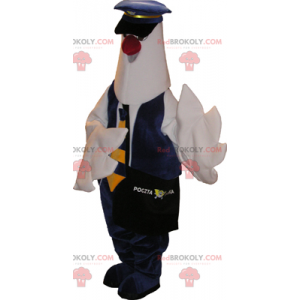 Grön och svart hajmaskot - Redbrokoly.com