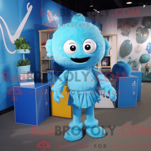 Disfraz de mascota Sky Blue...