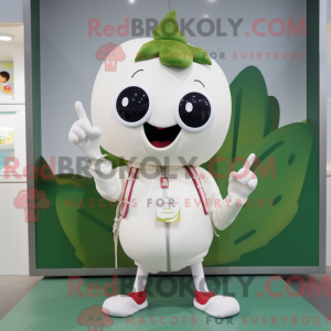 White Strawberry mascot...