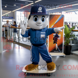 Navy Skateboard mascot...