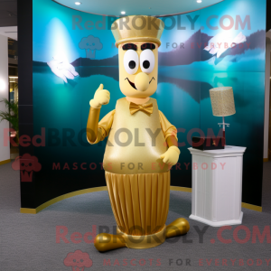 Maskottchenkostüm Gold...