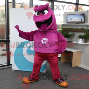 Magenta Horseshoe mascot...