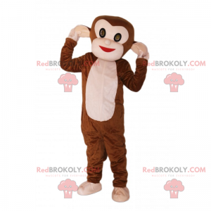 Mascotte della scimmia - Redbrokoly.com