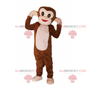 Mascotte della scimmia - Redbrokoly.com