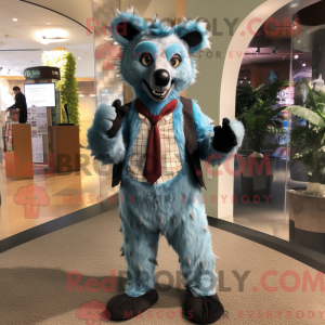 Sky Blue Hyene mask drakt...
