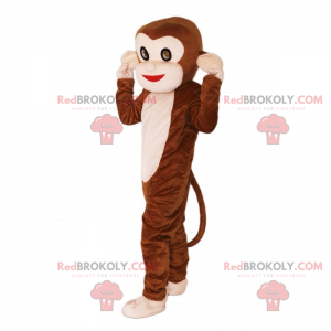 Mascotte della scimmia - Redbrokoly.com