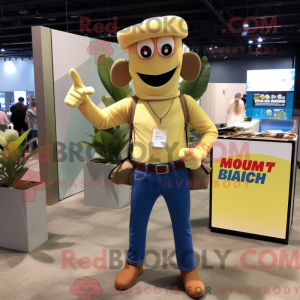 Tan Baa maskot kostume...