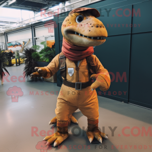 Máscara Rust Iguanodon com...