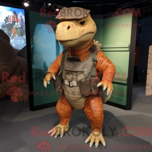 Máscara Rust Iguanodon com...