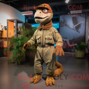 Máscara Rust Iguanodon com...