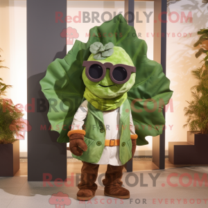 Rust Cabbage Leaf maskot...