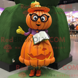 Pompoen mascotte kostuum...