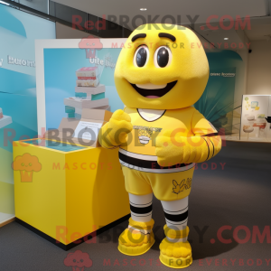 Maskotdraktfigure Yellow...
