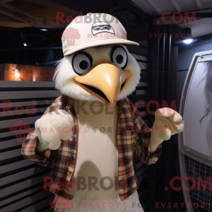 Creme Crow-maskotdraktfigur...