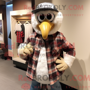 Cream Crow maskot kostume...
