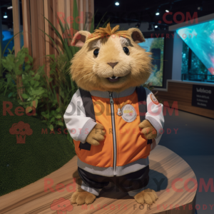 Brown Guinea Pig mascot...