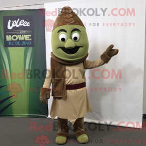 Olive Chief mascottekostuum...