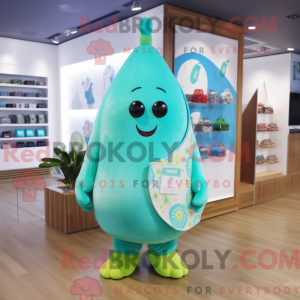 Cyan Pear máscara com...
