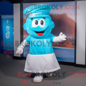 Disfraz de mascota Cyan...