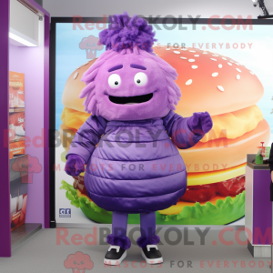 Lilla Hamburger maskot...