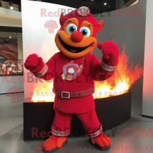 Red Fire Eater mascotte...