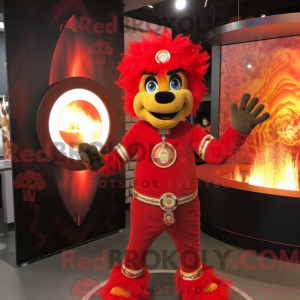 Red Fire Eater maskot...
