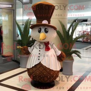 Brown Pineapple mascot...