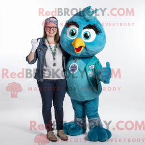 Disfraz de mascota Teal...