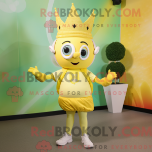 Lemon Yellow Queen mascot...